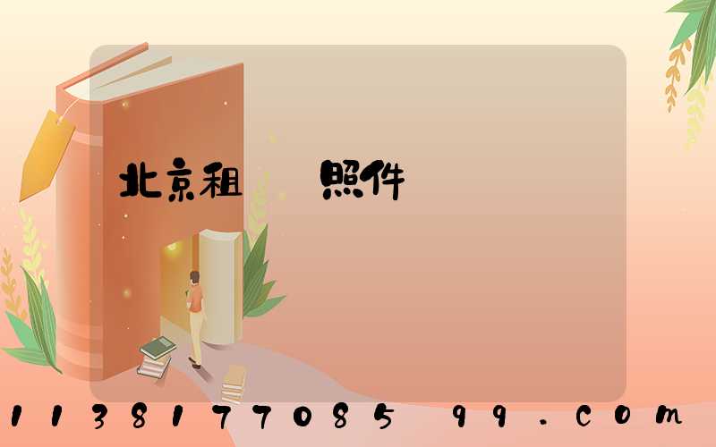 北京租車護照件