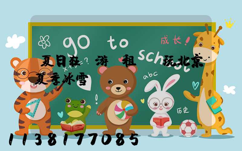 夏日狂歡游：租車暢玩北京夏季冰雪樂(lè)園